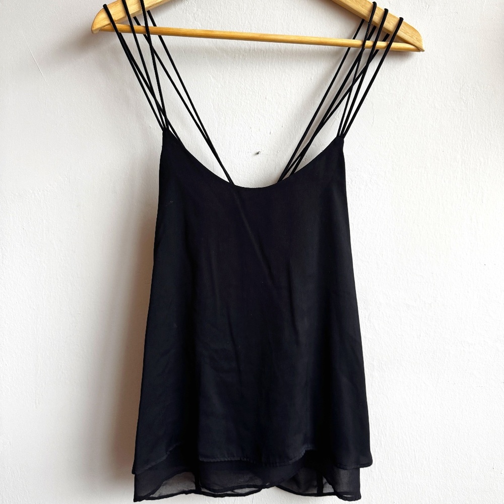 H&M - Satin Going Out Top - Size 8